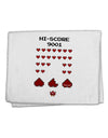 Pixel Heart Invaders Design 11&#x22;x18&#x22; Dish Fingertip Towel-Fingertip Towel-TooLoud-White-Davson Sales