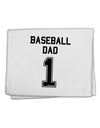 Baseball Dad Jersey 11&#x22;x18&#x22; Dish Fingertip Towel by TooLoud-Fingertip Towel-TooLoud-White-Davson Sales