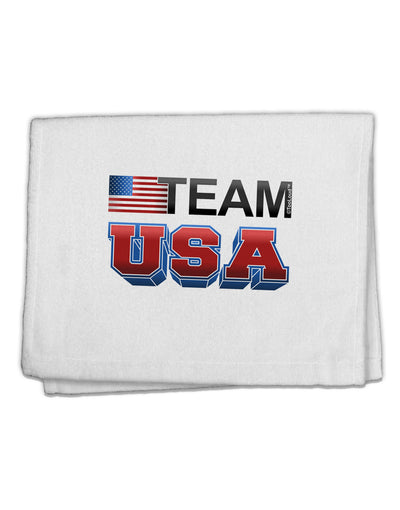 Sporty Team USA 11&#x22;x18&#x22; Dish Fingertip Towel-Fingertip Towel-TooLoud-White-Davson Sales
