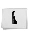 Delaware - United States Shape 11&#x22;x18&#x22; Dish Fingertip Towel-Fingertip Towel-TooLoud-White-Davson Sales