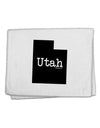 Utah - United States Shape 11&#x22;x18&#x22; Dish Fingertip Towel by TooLoud-Fingertip Towel-TooLoud-White-Davson Sales