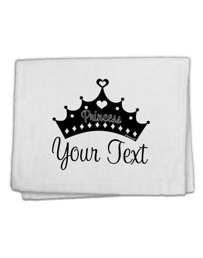 Personalized Princess -Name- Design 11&#x22;x18&#x22; Dish Fingertip Towel-Fingertip Towel-TooLoud-White-Davson Sales