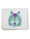 Geometric Wolf Head 11&#x22;x18&#x22; Dish Fingertip Towel by TooLoud-Fingertip Towel-TooLoud-White-Davson Sales