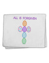 All is forgiven Cross Faux Applique 11&#x22;x18&#x22; Dish Fingertip Towel-Fingertip Towel-TooLoud-White-Davson Sales