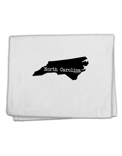 North Carolina - United States Shape 11&#x22;x18&#x22; Dish Fingertip Towel by TooLoud-Fingertip Towel-TooLoud-White-Davson Sales