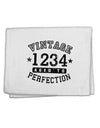 Personalized Vintage Birth Year Distressed 11&#x22;x18&#x22; Dish Fingertip Towel by TooLoud-TooLoud-White-Davson Sales