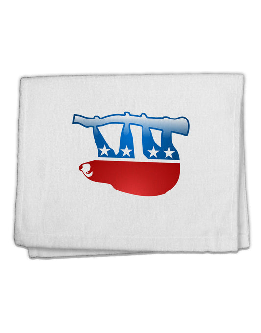 Sloth Political Party Symbol 11&#x22;x18&#x22; Dish Fingertip Towel-Fingertip Towel-TooLoud-White-Davson Sales