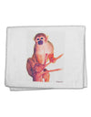 Monkey in Tree Watercolor 11&#x22;x18&#x22; Dish Fingertip Towel-Fingertip Towel-TooLoud-White-Davson Sales