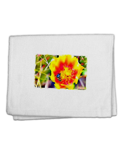 Bee Cactus Watercolor 11&#x22;x18&#x22; Dish Fingertip Towel-Fingertip Towel-TooLoud-White-Davson Sales