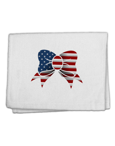 Patriotic Bow 11&#x22;x18&#x22; Dish Fingertip Towel-Fingertip Towel-TooLoud-White-Davson Sales