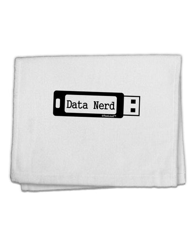 Data Nerd USB 11&#x22;x18&#x22; Dish Fingertip Towel by TooLoud-Fingertip Towel-TooLoud-White-Davson Sales