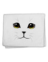 TooLoud Yellow Amber-Eyed Cute Cat Face 11&#x22;x18&#x22; Dish Fingertip Towel-Fingertip Towel-TooLoud-White-Davson Sales