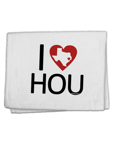 I Heart Houston 11&#x22;x18&#x22; Dish Fingertip Towel-Fingertip Towel-TooLoud-White-Davson Sales