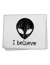 Extraterrestrial - I Believe Distressed 11&#x22;x18&#x22; Dish Fingertip Towel by TooLoud-Fingertip Towel-TooLoud-White-Davson Sales