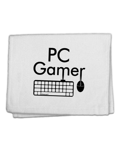 PC Gamer BnW 11&#x22;x18&#x22; Dish Fingertip Towel by TooLoud-Fingertip Towel-TooLoud-White-Davson Sales