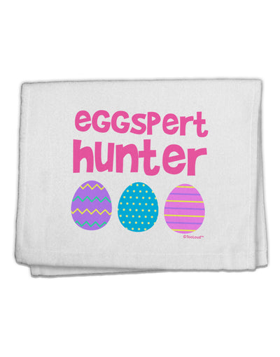 Eggspert Hunter - Easter - Pink 11&#x22;x18&#x22; Dish Fingertip Towel by TooLoud-Fingertip Towel-TooLoud-White-Davson Sales