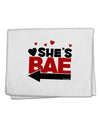 She's BAE - Left Arrow 11&#x22;x18&#x22; Dish Fingertip Towel-Fingertip Towel-TooLoud-White-Davson Sales