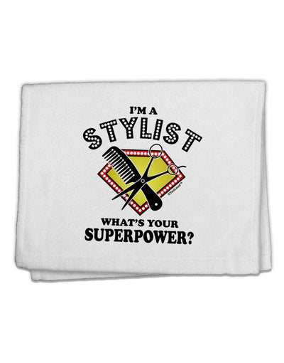 Stylist - Superpower 11&#x22;x18&#x22; Dish Fingertip Towel-Fingertip Towel-TooLoud-White-Davson Sales