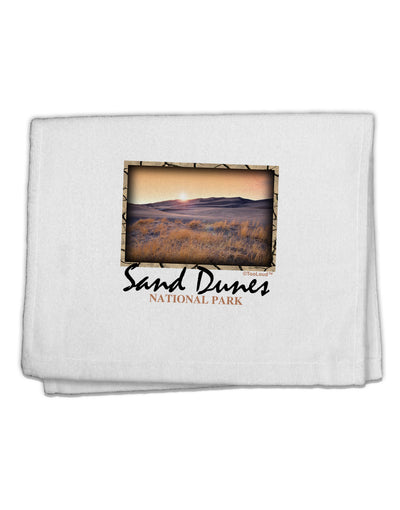 Colorado Sand Dunes Text 11&#x22;x18&#x22; Dish Fingertip Towel-Fingertip Towel-TooLoud-White-Davson Sales