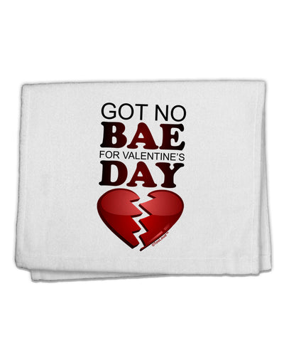 No Bae For Valentine's Day 11&#x22;x18&#x22; Dish Fingertip Towel-Fingertip Towel-TooLoud-White-Davson Sales