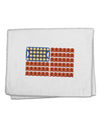 American Breakfast Flag - Bacon and Eggs 11&#x22;x18&#x22; Dish Fingertip Towel-Fingertip Towel-TooLoud-White-Davson Sales