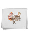 Turkey Typography 11&#x22;x18&#x22; Dish Fingertip Towel-Fingertip Towel-TooLoud-White-Davson Sales