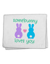 Somebunny Loves You 11&#x22;x18&#x22; Dish Fingertip Towel by TooLoud-Fingertip Towel-TooLoud-White-Davson Sales