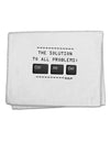 The Solution - Ctrl Alt Del 11&#x22;x18&#x22; Dish Fingertip Towel-Fingertip Towel-TooLoud-White-Davson Sales