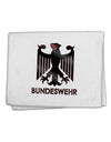 Bundeswehr Logo with Text 11&#x22;x18&#x22; Dish Fingertip Towel-Fingertip Towel-TooLoud-White-Davson Sales