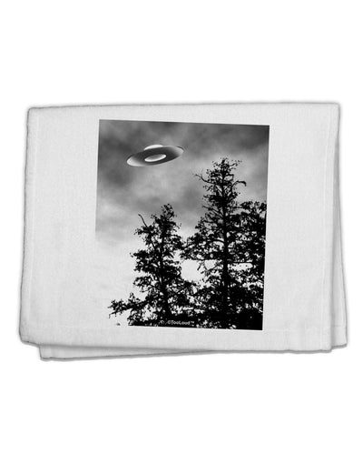 UFO Sighting - Extraterrestrial 11&#x22;x18&#x22; Dish Fingertip Towel by TooLoud-Fingertip Towel-TooLoud-White-Davson Sales