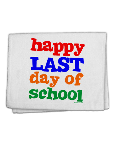 Happy Last Day of School 11&#x22;x18&#x22; Dish Fingertip Towel-Fingertip Towel-TooLoud-White-Davson Sales