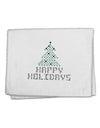 Happy Holidays Sparkles 11&#x22;x18&#x22; Dish Fingertip Towel-Fingertip Towel-TooLoud-White-Davson Sales