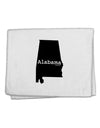 Alabama - United States Shape 11&#x22;x18&#x22; Dish Fingertip Towel by TooLoud-Fingertip Towel-TooLoud-White-Davson Sales