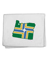 Portland Oregon Flag 11&#x22;x18&#x22; Dish Fingertip Towel-Fingertip Towel-TooLoud-White-Davson Sales