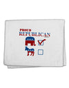 Proud Republican Checkmark 11&#x22;x18&#x22; Dish Fingertip Towel-Fingertip Towel-TooLoud-White-Davson Sales