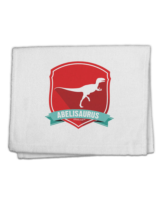 Jurassic Abelisaurus Dinosaur Design 11&#x22;x18&#x22; Dish Fingertip Towel by TooLoud-Fingertip Towel-TooLoud-White-Davson Sales