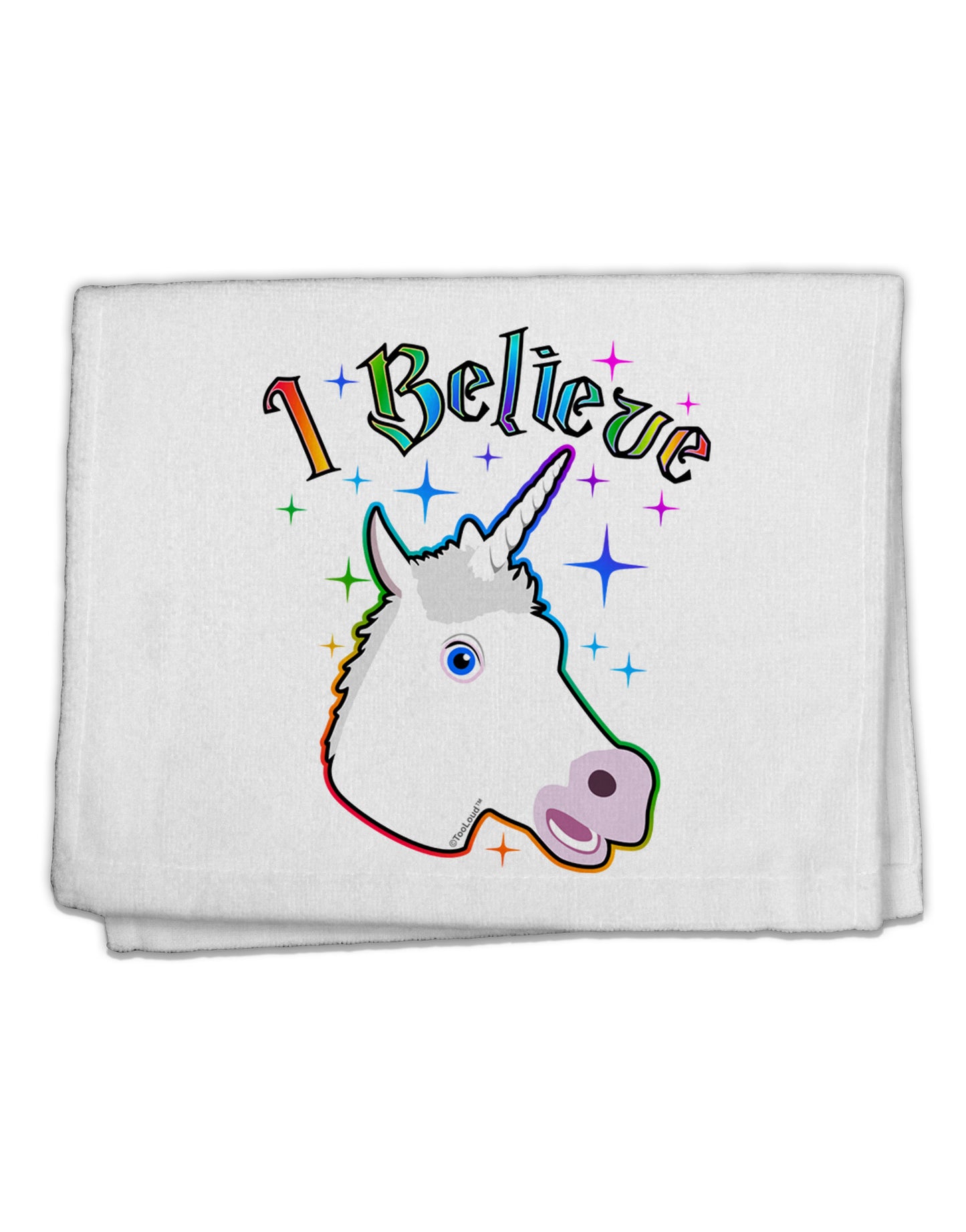 I Believe in Unicorns 11&#x22;x18&#x22; Dish Fingertip Towel-Fingertip Towel-TooLoud-White-Davson Sales