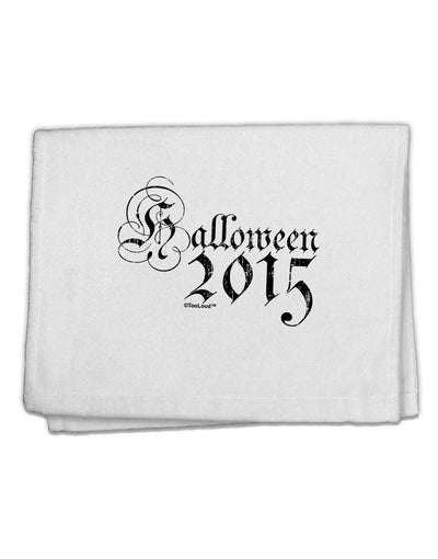 Halloween Current Year Script Distressed 11&#x22;x18&#x22; Dish Fingertip Towel-Fingertip Towel-TooLoud-White-Davson Sales