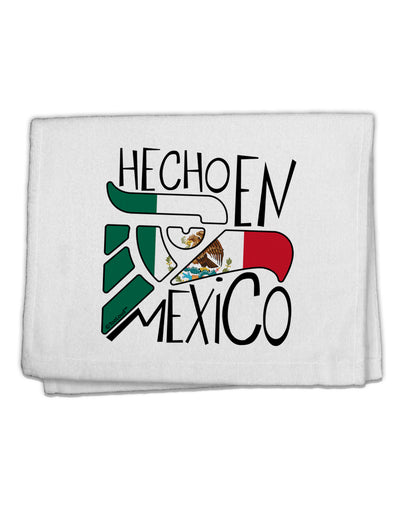 Hecho en Mexico Design - Mexican Flag 11&#x22;x18&#x22; Dish Fingertip Towel by TooLoud-Fingertip Towel-TooLoud-White-Davson Sales