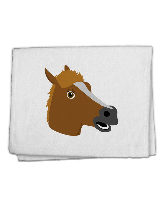 Silly Cartoon Horse Head 11&#x22;x18&#x22; Dish Fingertip Towel-Fingertip Towel-TooLoud-White-Davson Sales