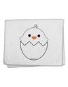 Cute Hatching Chick - White 11&#x22;x18&#x22; Dish Fingertip Towel by TooLoud-Fingertip Towel-TooLoud-White-Davson Sales