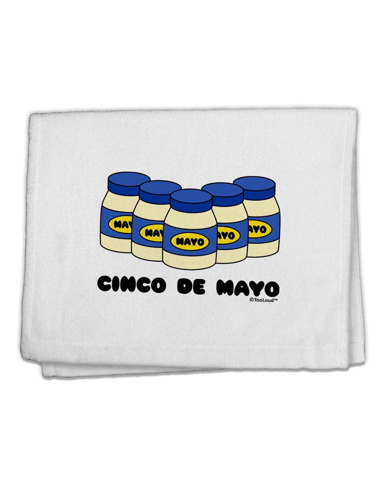 Cinco de Mayo - 5 Mayo Jars 11&#x22;x18&#x22; Dish Fingertip Towel by TooLoud-Fingertip Towel-TooLoud-White-Davson Sales