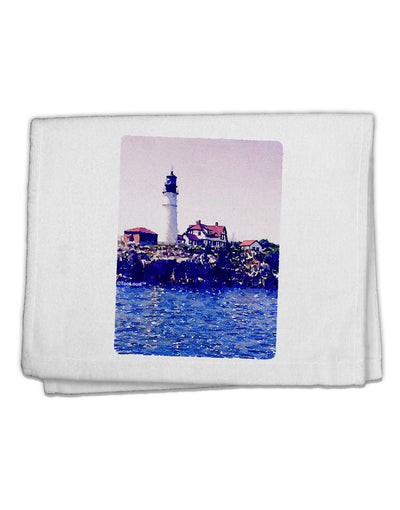 TooLoud Watercolor Lighthouse 2 11&#x22;x18&#x22; Dish Fingertip Towel-Fingertip Towel-TooLoud-White-Davson Sales