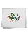 I'm a Unicorn Text 11&#x22;x18&#x22; Dish Fingertip Towel-Fingertip Towel-TooLoud-White-Davson Sales