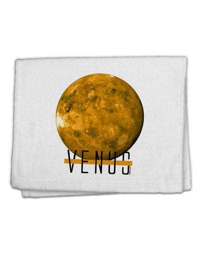 Planet Venus Text 11&#x22;x18&#x22; Dish Fingertip Towel by TooLoud-Fingertip Towel-TooLoud-White-Davson Sales