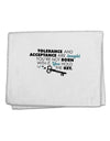 Tolerance And Acceptance 11&#x22;x18&#x22; Dish Fingertip Towel-Fingertip Towel-TooLoud-White-Davson Sales