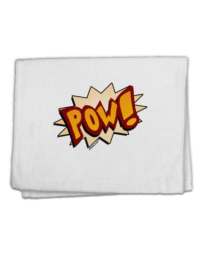 Onomatopoeia POW 11&#x22;x18&#x22; Dish Fingertip Towel-Fingertip Towel-TooLoud-White-Davson Sales