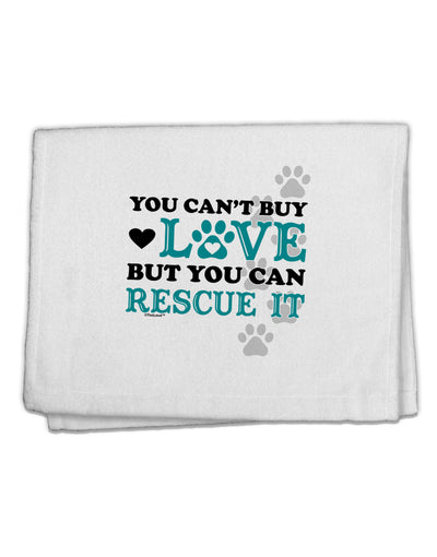 Can't Buy Love Rescue It 11&#x22;x18&#x22; Dish Fingertip Towel-Fingertip Towel-TooLoud-White-Davson Sales