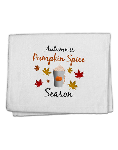 Pumpkin Spice Season 11&#x22;x18&#x22; Dish Fingertip Towel-Fingertip Towel-TooLoud-White-Davson Sales