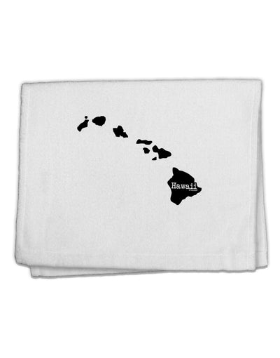 Hawaii - United States Shape 11&#x22;x18&#x22; Dish Fingertip Towel-Fingertip Towel-TooLoud-White-Davson Sales